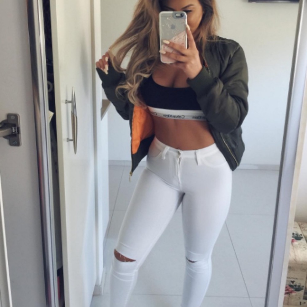 White Canopy Jeans